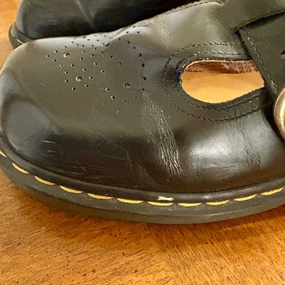 VINTAGE Women’s Dr. Martens The Original Black Leather Mary Janes in UK Size 7 - Picture 4 of 7